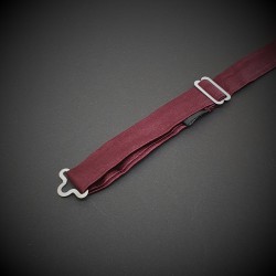 Noeud papillon homme pure soie - couleur unie bordeau